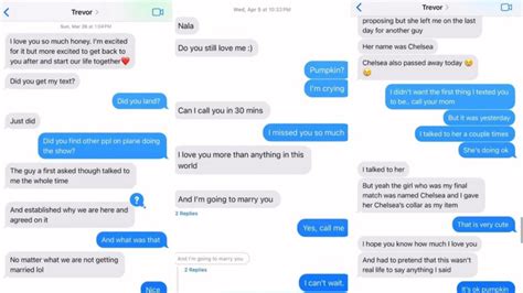 trevor love is blind texts|‘Love Is Blind’: Do Texts Reveal Trevor Was in Secret ...